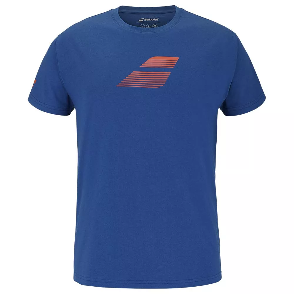 T-Shirt Babolat Exercise Big Flag Bianco