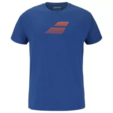 T-Shirt Babolat Exercise Big Flag Bianco