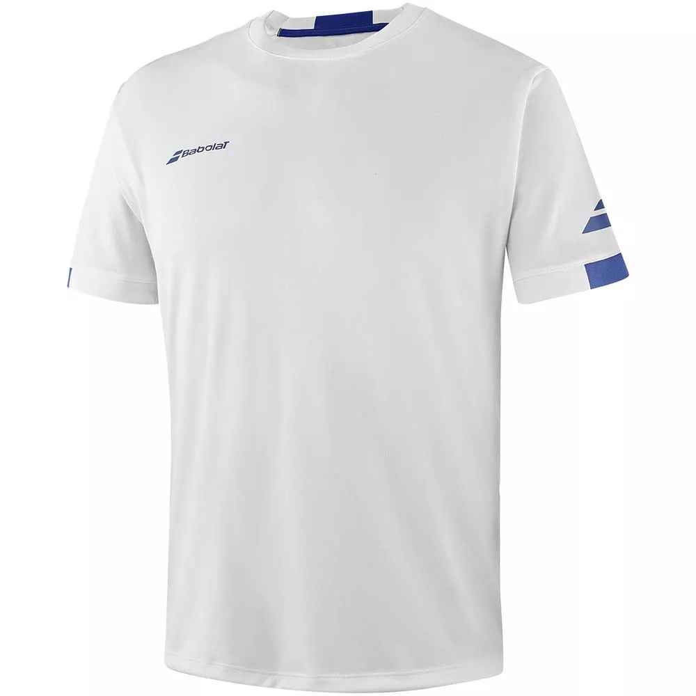 T-Shirt Babolat Play Crew Neck Junior Navy Blu