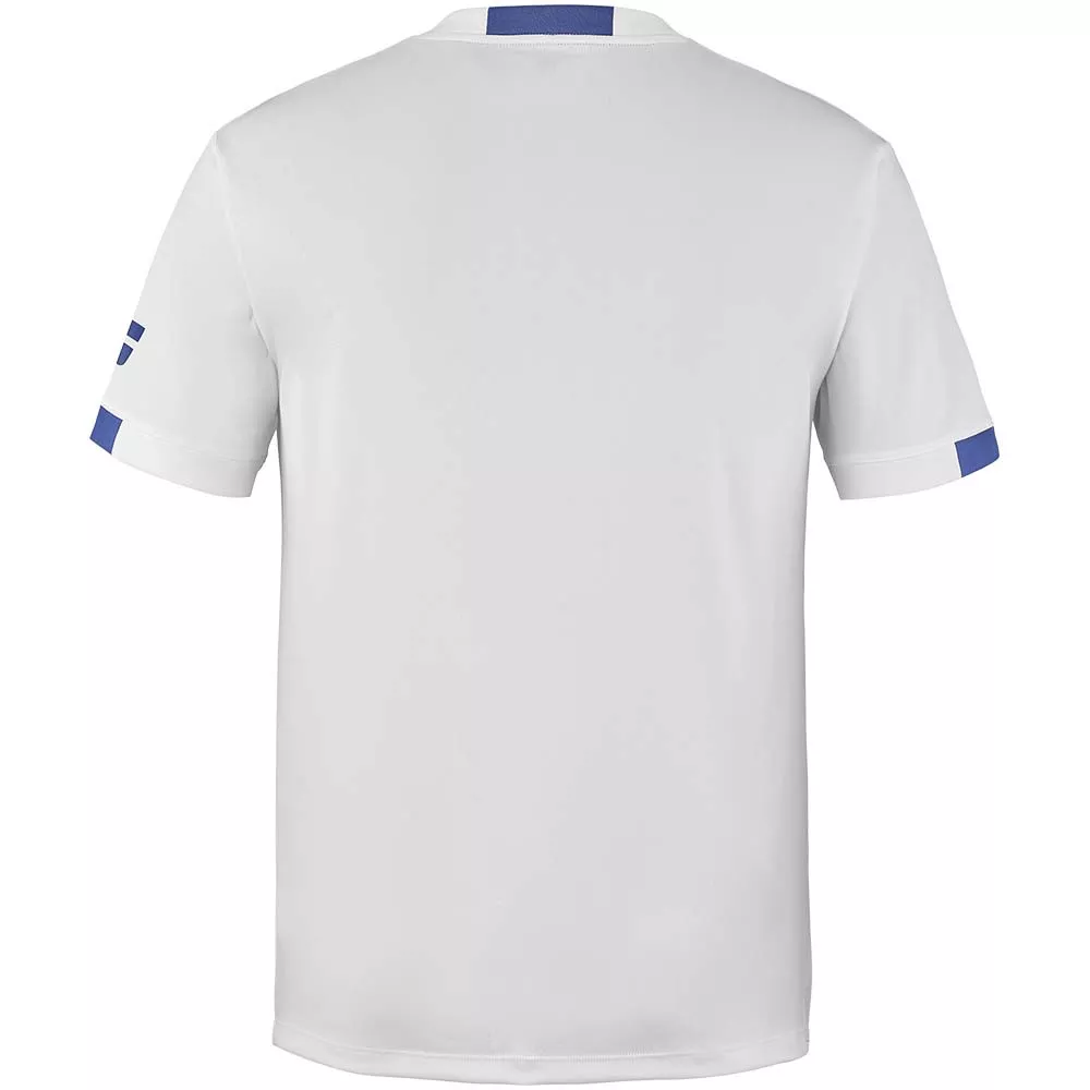 T-Shirt Babolat Play Crew Neck Junior Navy Blu