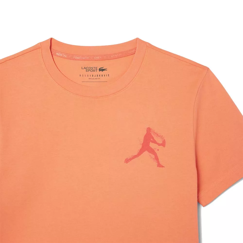 Pack T-Shirt + Cappellino Lacoste Tennis x Novak Djokovic Bianco