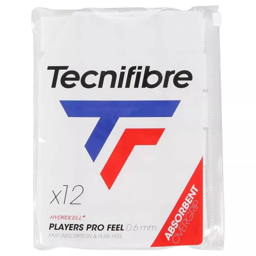 Overgrips Tecnifibre Players Pro Feel Bianco x 3
