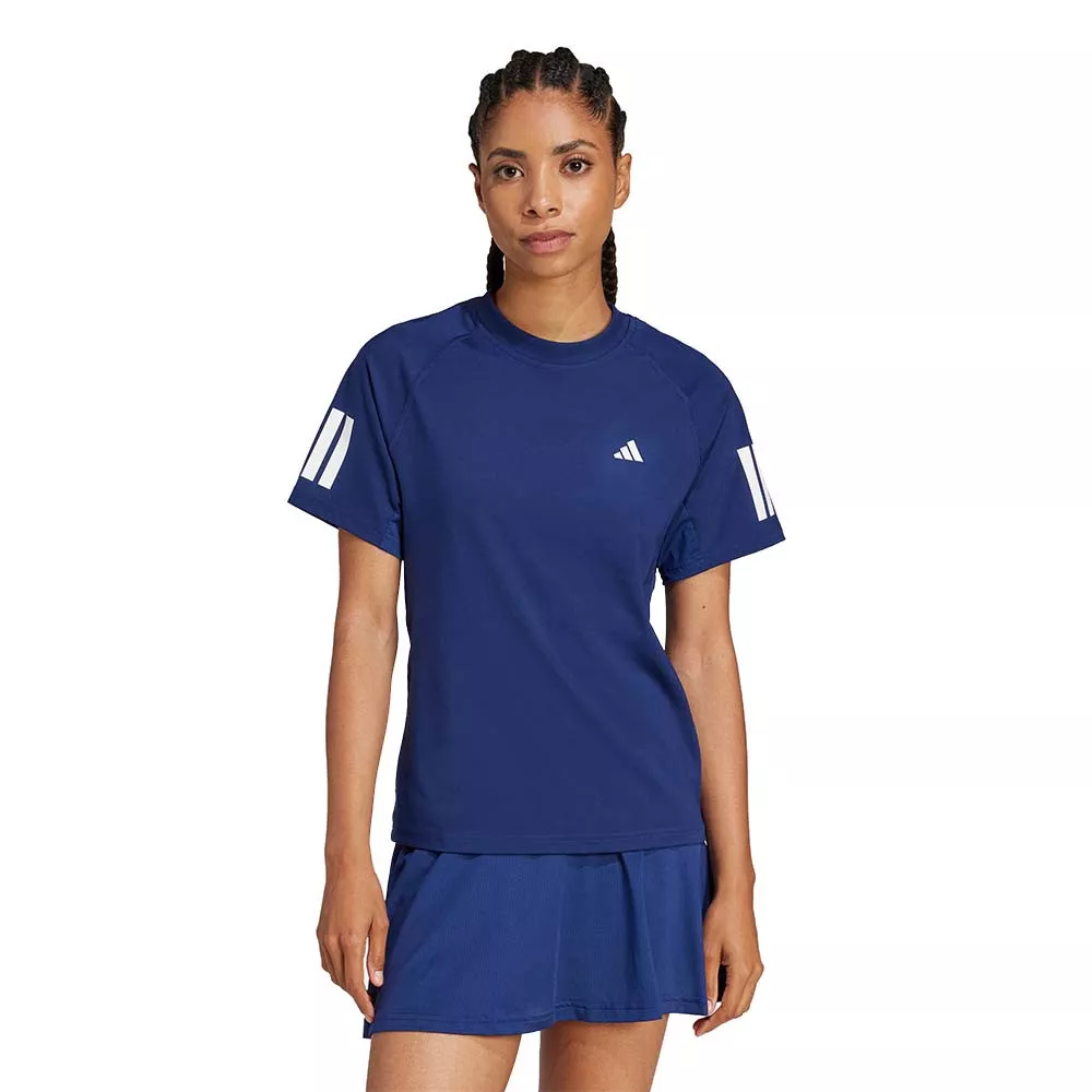 T-shirt Adidas 3 Stripes da donna Nera