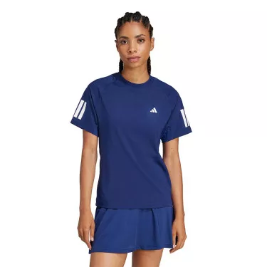 T-shirt Adidas 3 Stripes da donna Nera