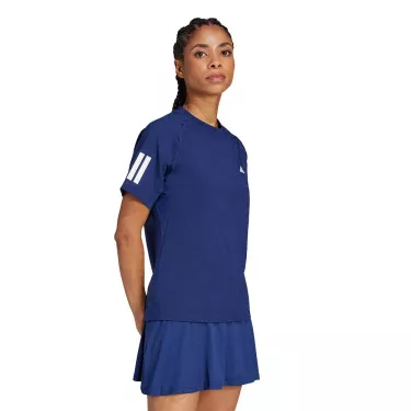 T-shirt Adidas 3 Stripes da donna Nera