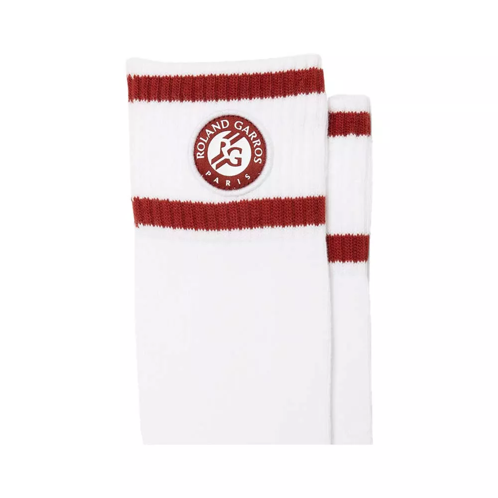 Calzini Lacoste Roland Garros Bianco/Marrone