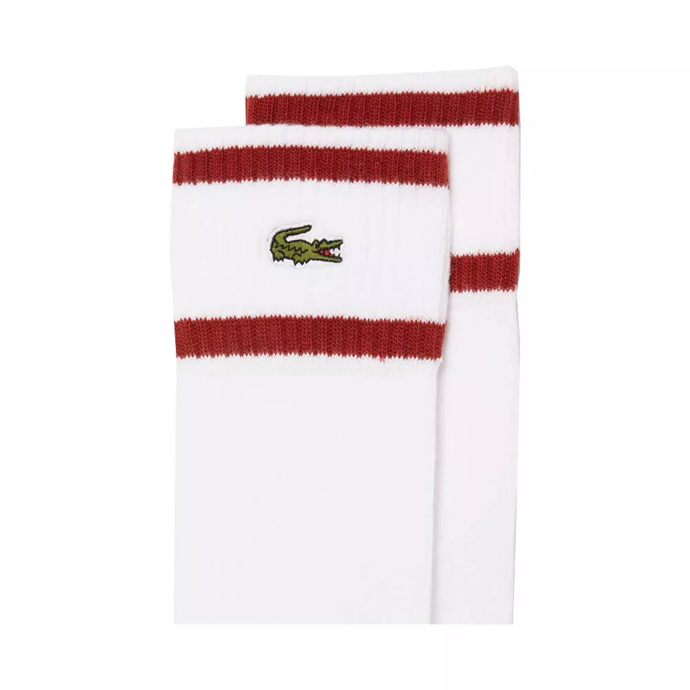 Calzini Lacoste Roland Garros Bianco/Marrone