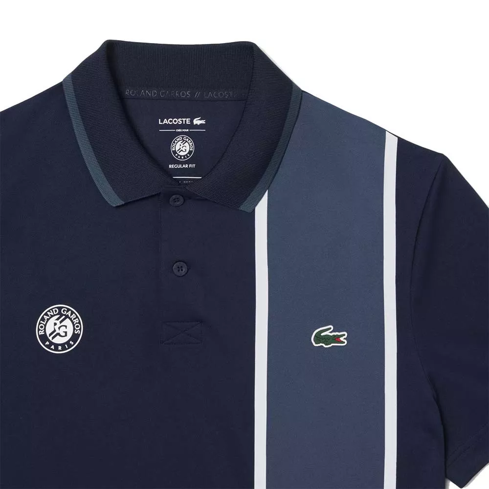 Polo Lacoste Sport Roland Garros Navy Blu