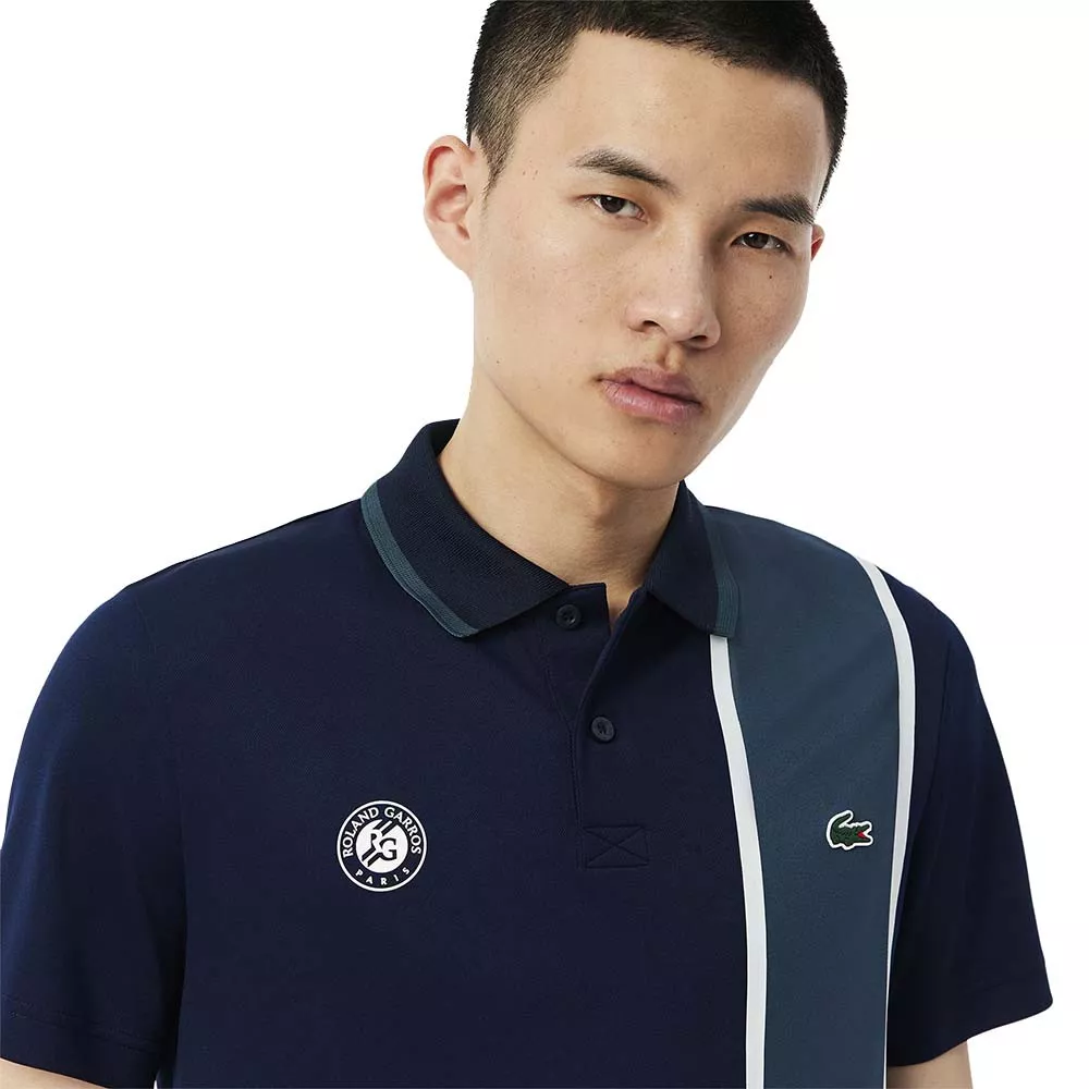 Polo Lacoste Sport Roland Garros Navy Blu