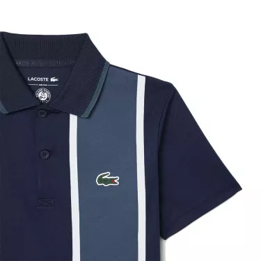 Polo Lacoste Sport Roland Garros Junior Navy Blu