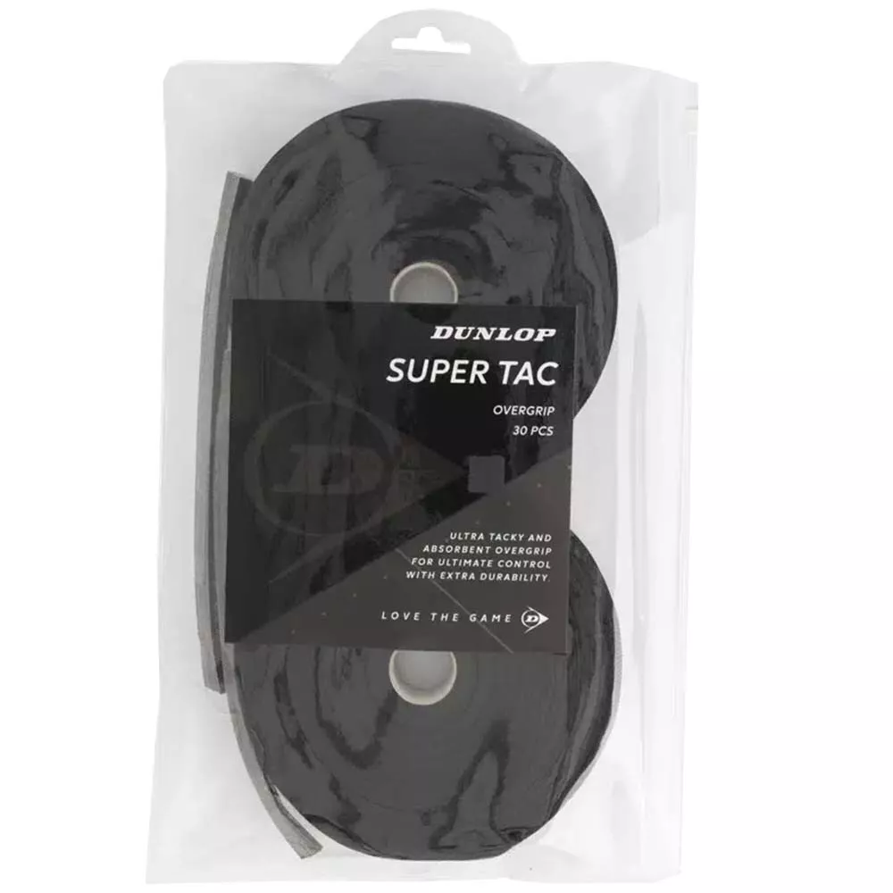 Overgrips Dunlop Super Tac Bianco x 30
