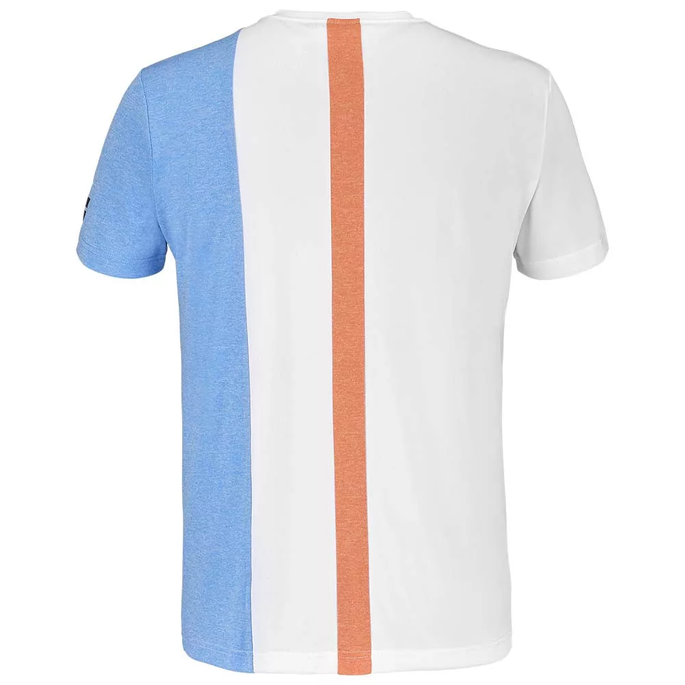 T-Shirt Babolat Play Crew Neck Junior Bianco / Blu