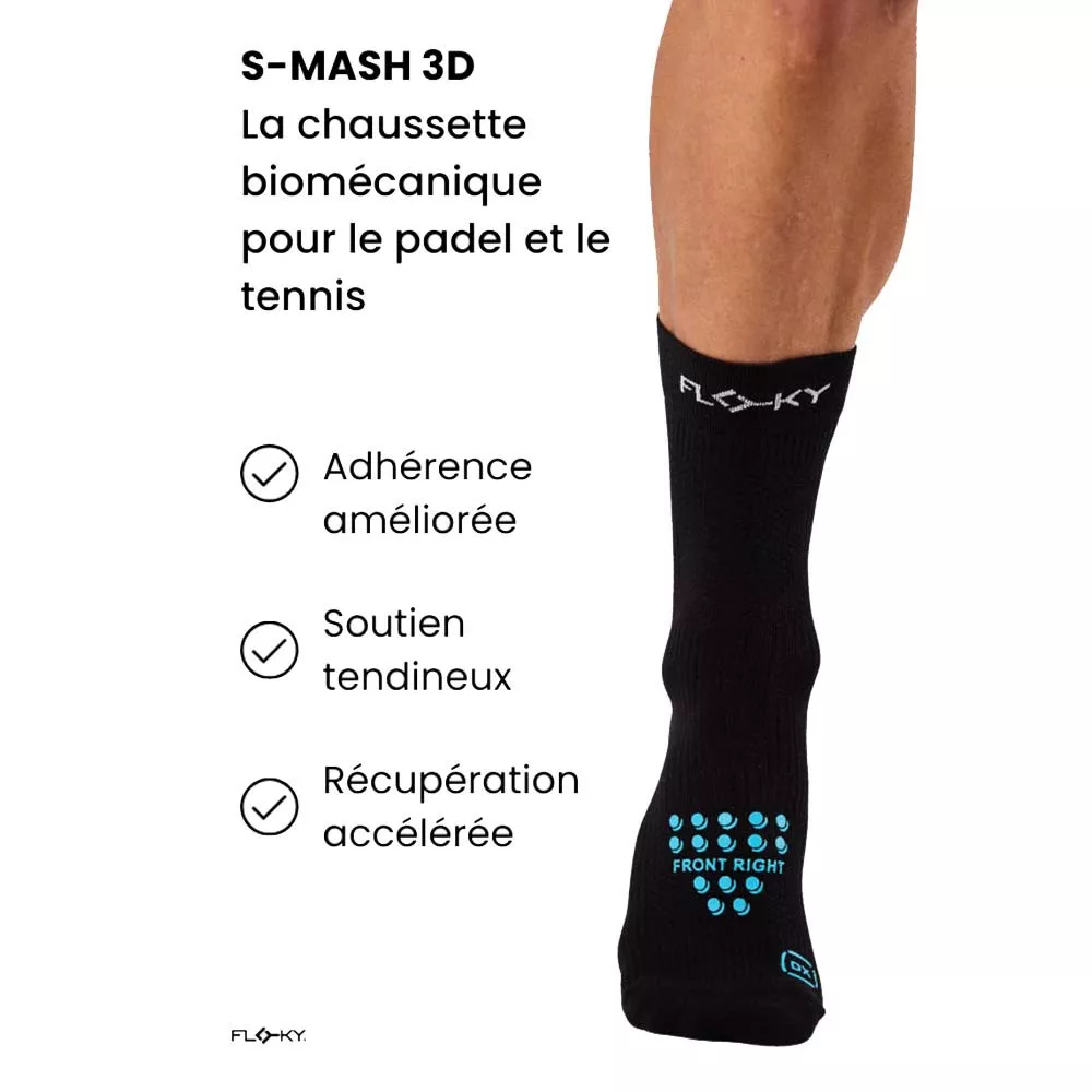 Calzini a compressione Floky S-MASH 3D Nero