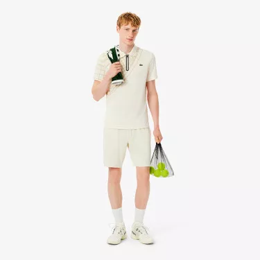 Pantaloncini Lacoste Sport Verde Kaki