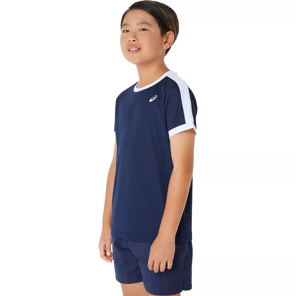 T-Shirt Asics Ragazzo Blu Marino