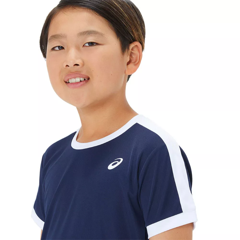 T-Shirt Asics Ragazzo Blu Marino