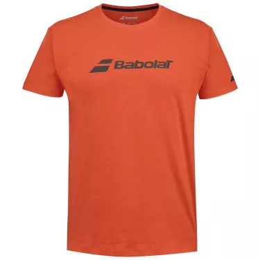 T-shirt Babolat Exercise Ragazzo bianco