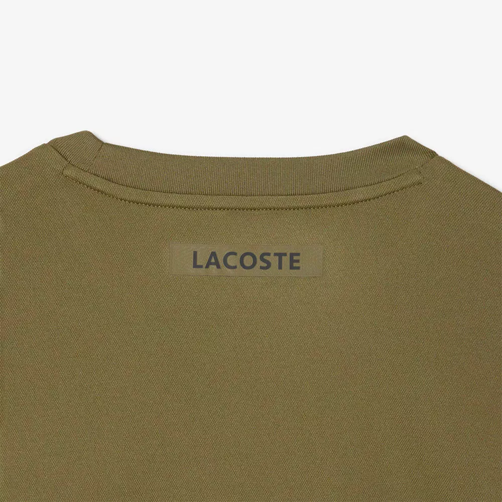 T-shirt Lacoste Ultra Dry Stampato Bianco Ecr&ugrave;