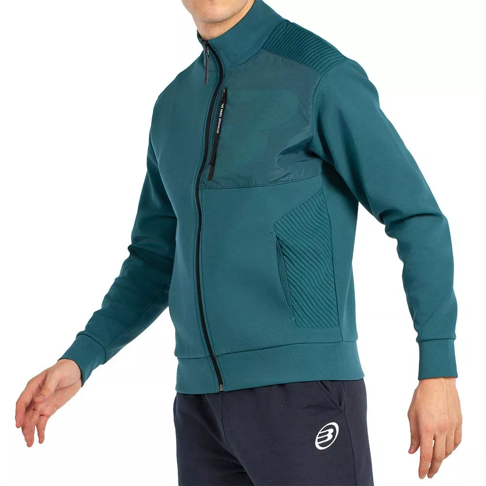 Felpa Bullpadel Binee Verde Scuro