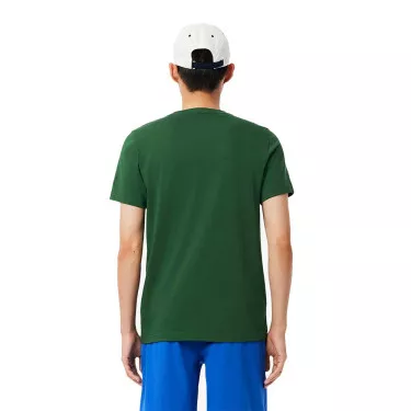 Pacco T-Shirt + Cappellino Lacoste Tennis x Novak Djokovic Grigio M&eacute;lange / Bianco