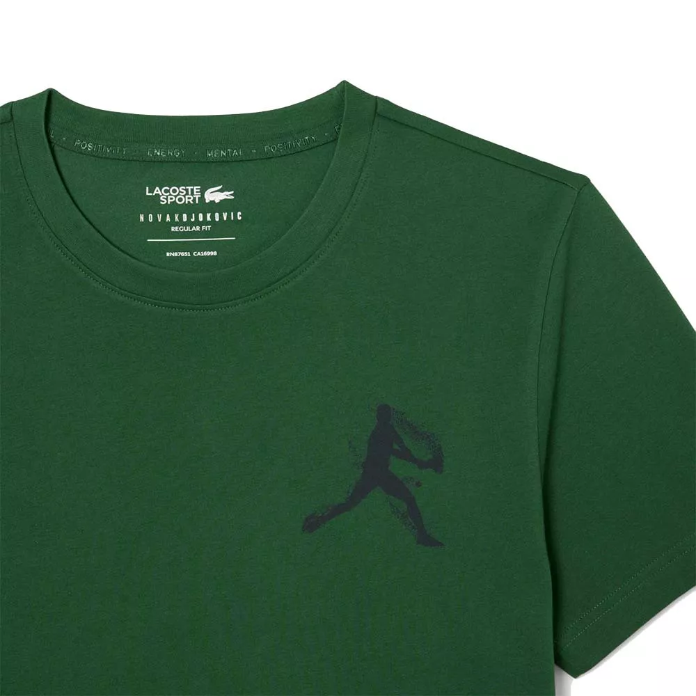 Pacco T-Shirt + Cappellino Lacoste Tennis x Novak Djokovic Grigio M&eacute;lange / Bianco