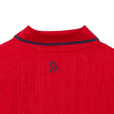 Polo Lacoste Tennis Novak Djokovic On Court Rosso
