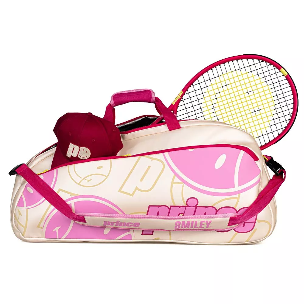 Borsa da tennis Prince x Smiley Tour 6R verde