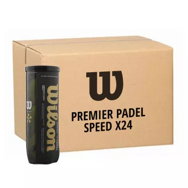 Cartone 24 tubi da 3 palline Wilson Premier Padel Speed