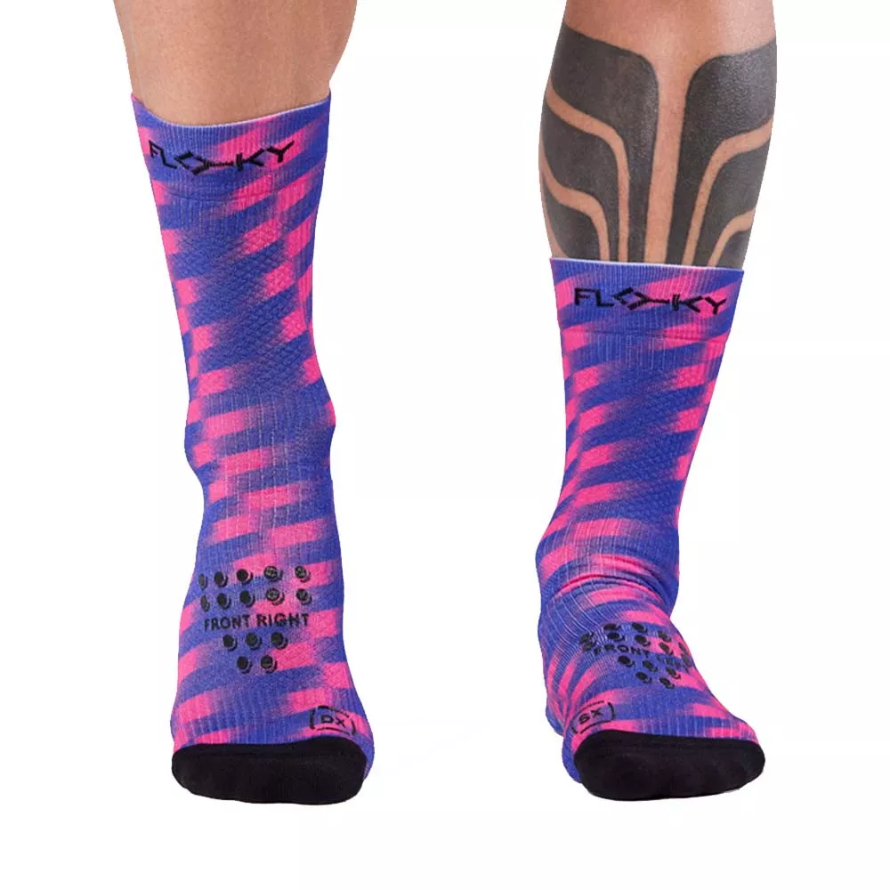 Calzini a compressione Floky S-MASH 3D FANTASY Bali Blu