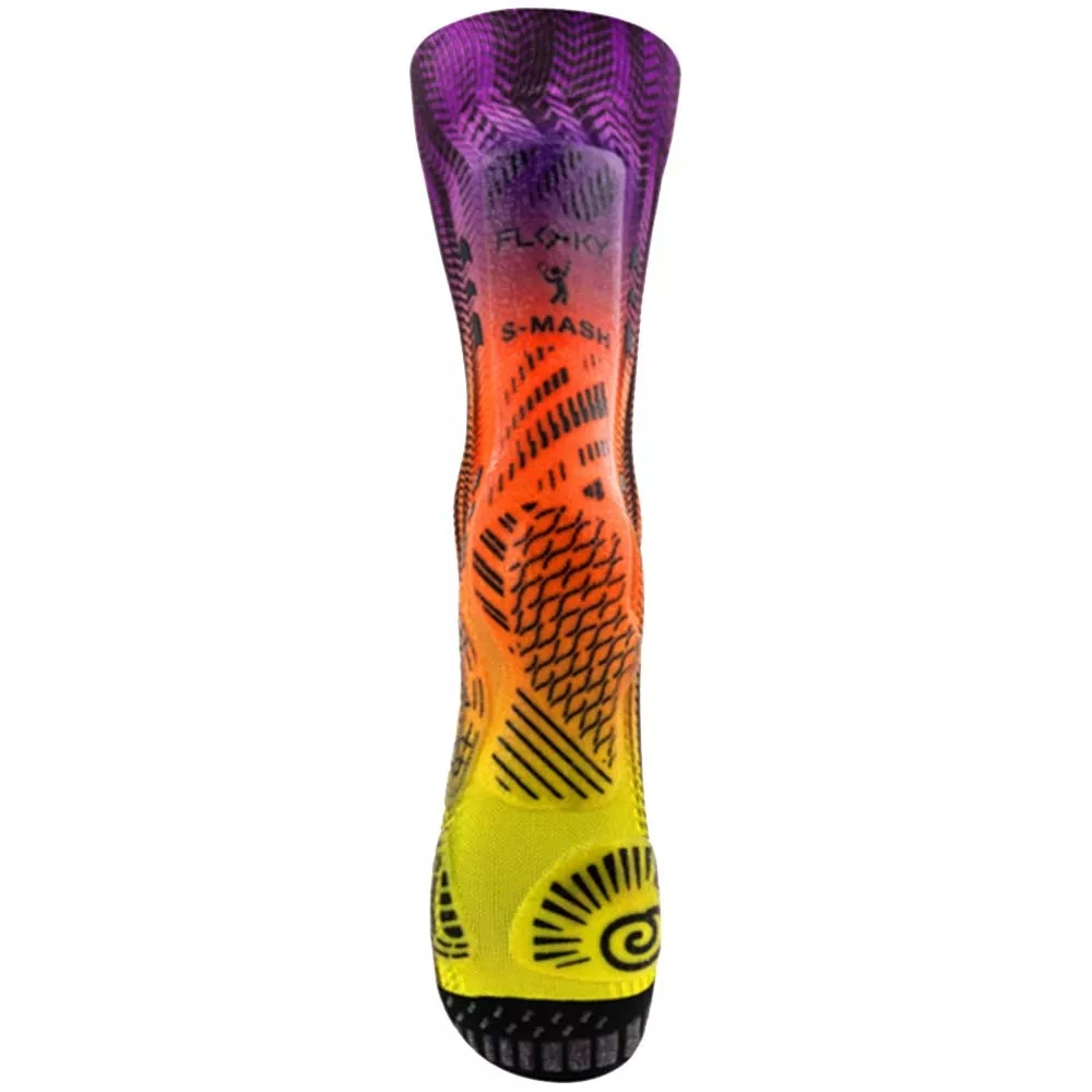 Calzini a compressione Floky S-MASH 3D FANTASY Rio Blu / Arancio