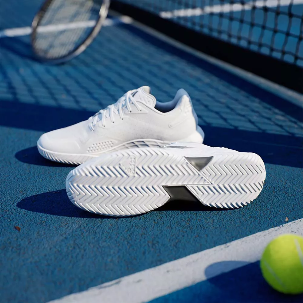 Scarpe Adidas Defiant Speed 2 Terra Battuta Bianco / Giallo