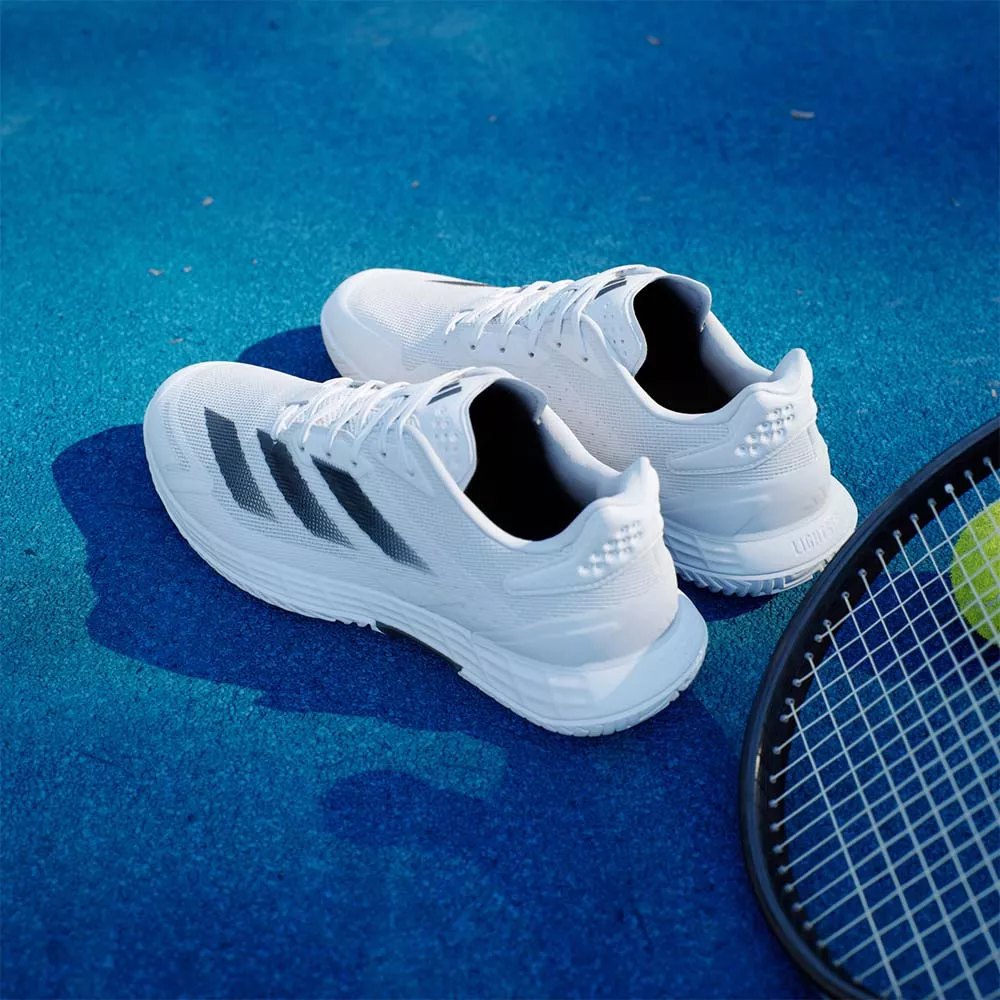 Scarpe Adidas Defiant Speed 2 Terra Battuta Bianco / Giallo