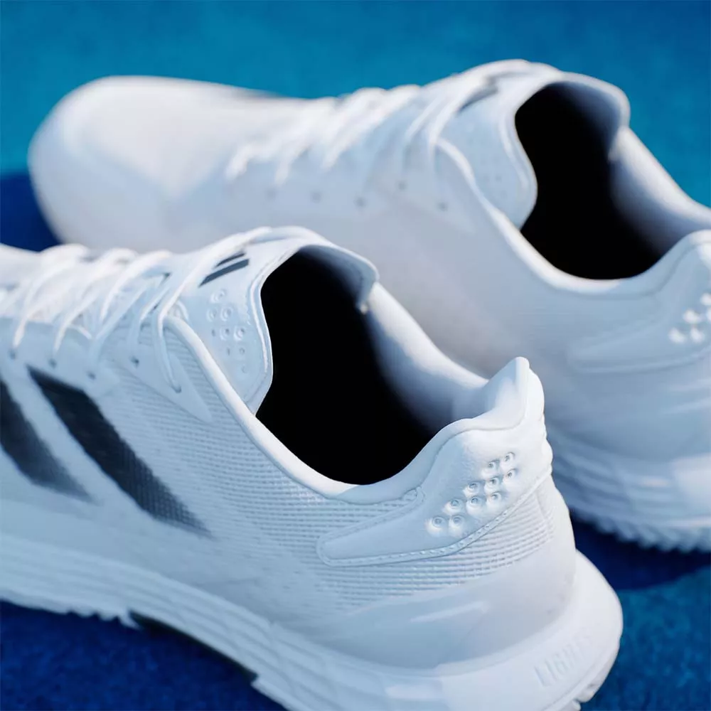 Scarpe Adidas Defiant Speed 2 Terra Battuta Bianco / Giallo