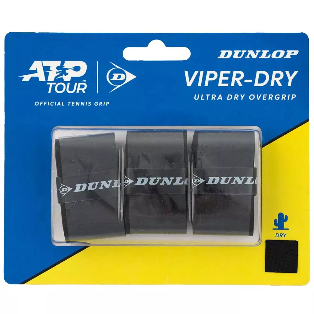 Overgrips Dunlop Viper-Dry Nero x 3