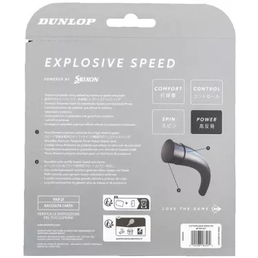 Corda Dunlop Explosive Speed Nero 12m