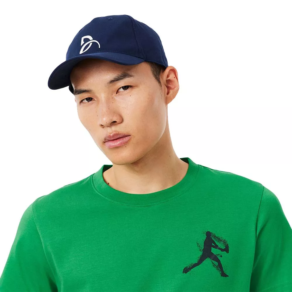 Pacco T-Shirt + Cappellino Lacoste Tennis x Novak Djokovic Verde