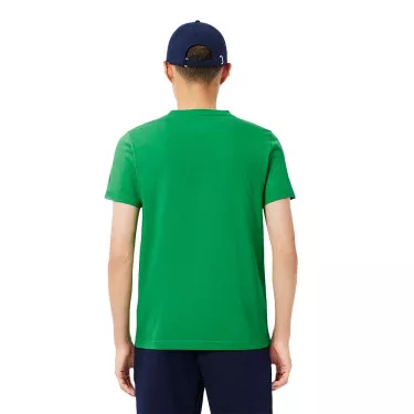 Pacco T-Shirt + Cappellino Lacoste Tennis x Novak Djokovic Verde