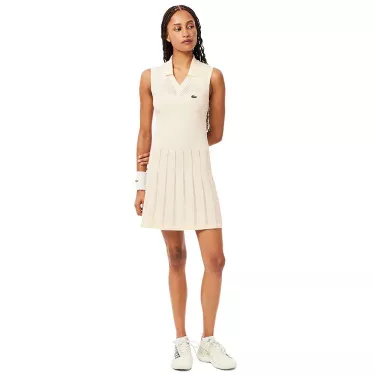 Robe Lacoste Tennis Stretch Donna Nero