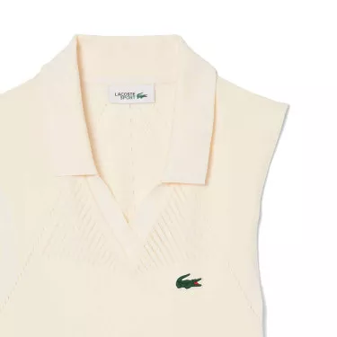 Robe Lacoste Tennis Stretch Donna Nero