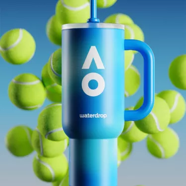 Bottiglia termica Waterdrop Explorer Blu