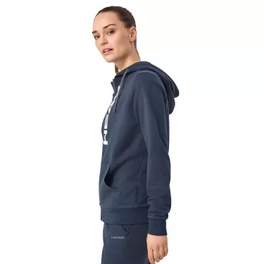 Felpa con cappuccio Head Club Original Donna Blu marino