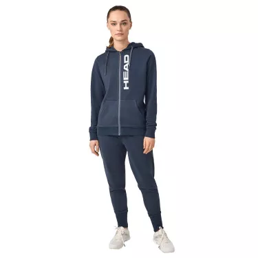 Felpa con cappuccio Head Club Original Donna Blu marino