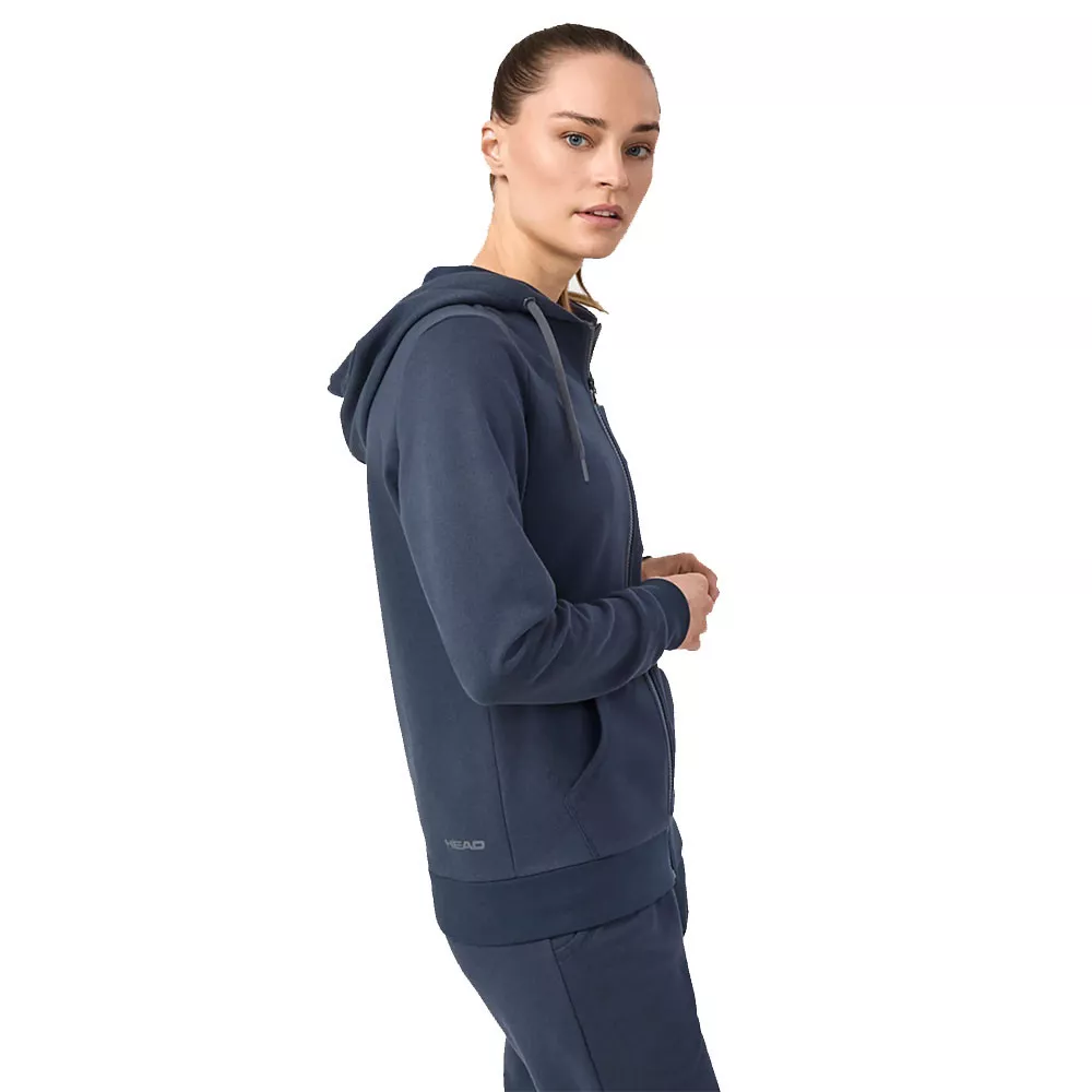 Felpa con cappuccio Head Club Original Donna Blu marino
