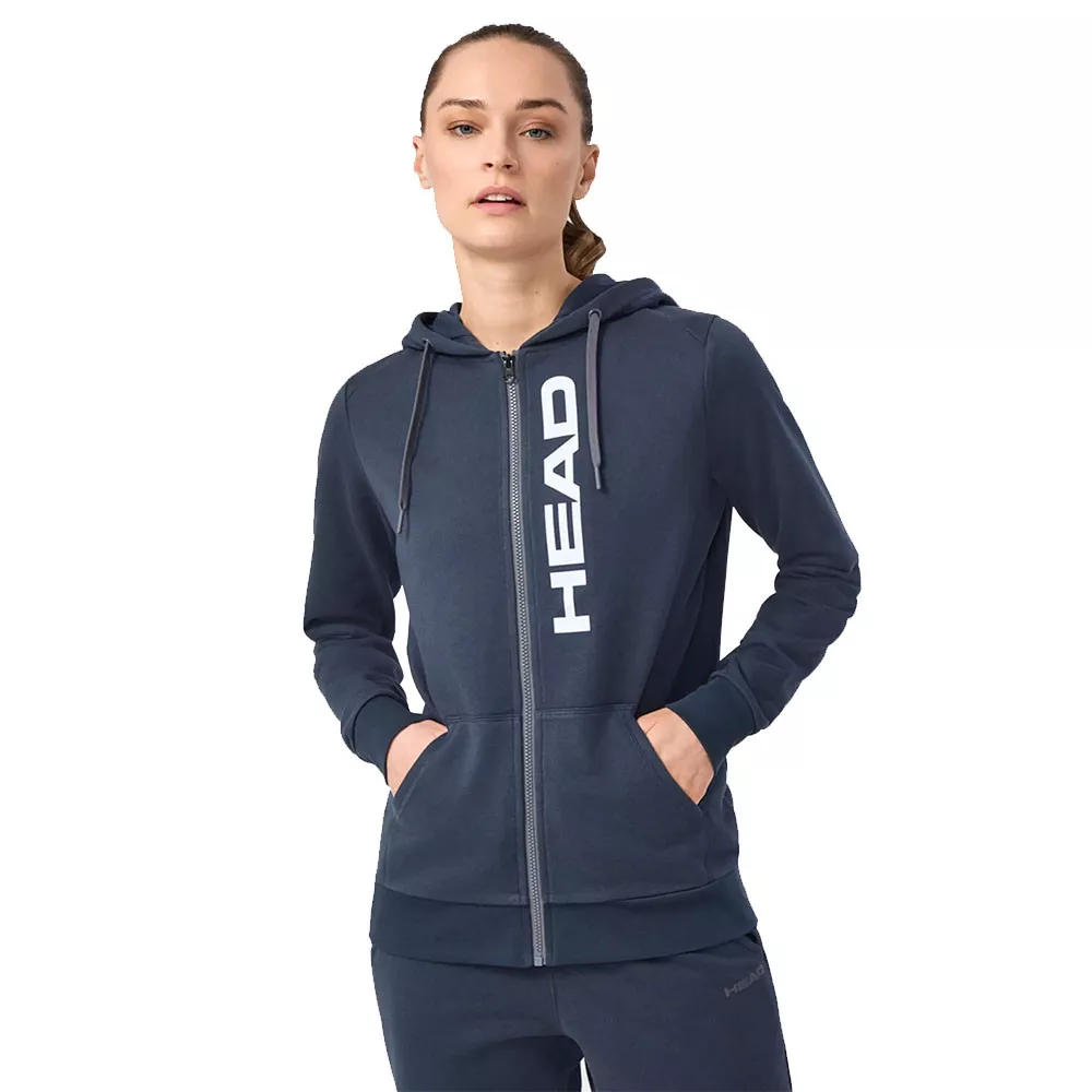 Felpa con cappuccio Head Club Original Donna Blu marino