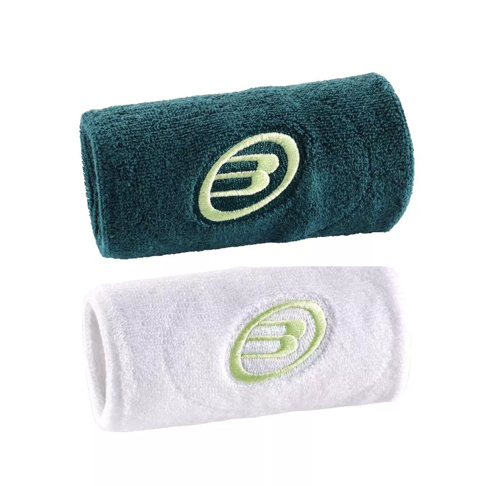 Polsini Bullpadel Bianco / Verde x 2