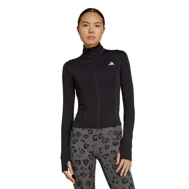 Giacca con zip Adidas Z.N.E. nera