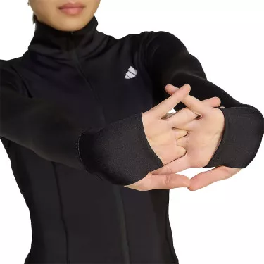 Giacca con zip Adidas Z.N.E. nera