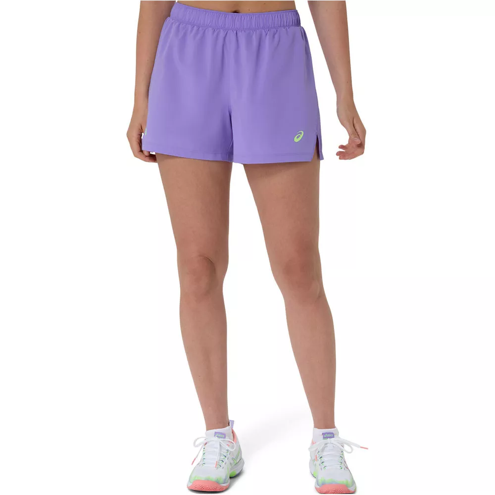 Pantaloncini Asics Court 2-en-1 Donna Nero