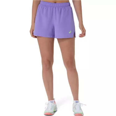 Pantaloncini Asics Court 2-en-1 Donna Nero