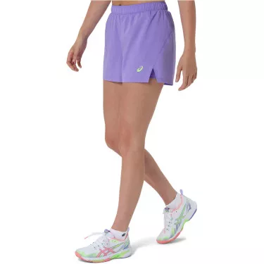 Pantaloncini Asics Court 2-en-1 Donna Nero